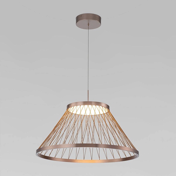 Подвес EUROSVET CESTA 40017/1 LED коричневый a069288