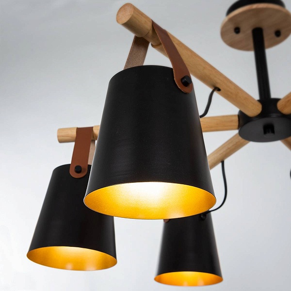 Люстра потолочная ARTE LAMP THOMAS A7032PL-6BK