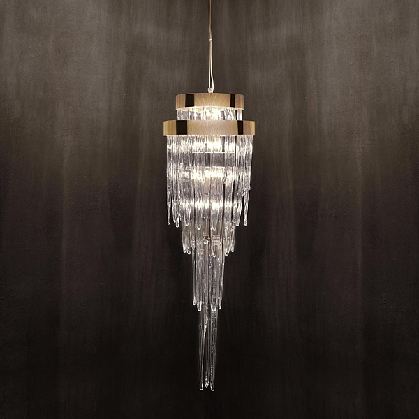 Люстра подвесная DELIGHT COLLECTION BABEL KM0990P-4 brass