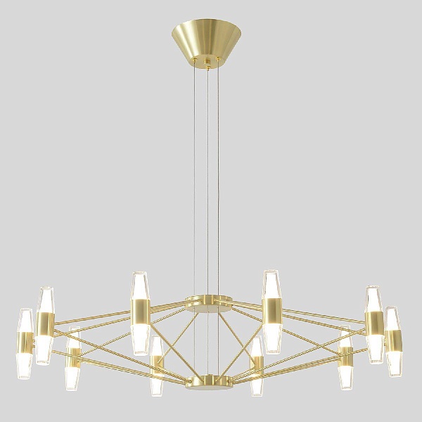 Люстра подвесная CRYSTAL LUX DOROTEA DOROTEA SP10 GOLD