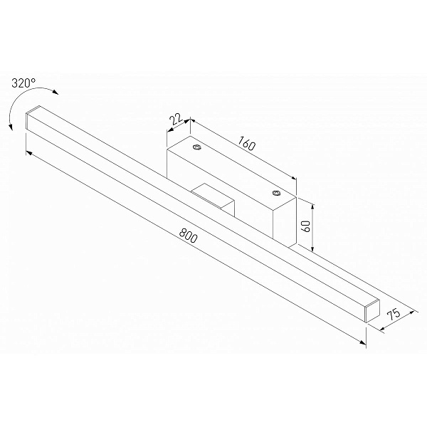 Подсветка для картин ELEKTROSTANDARD RINO a071223