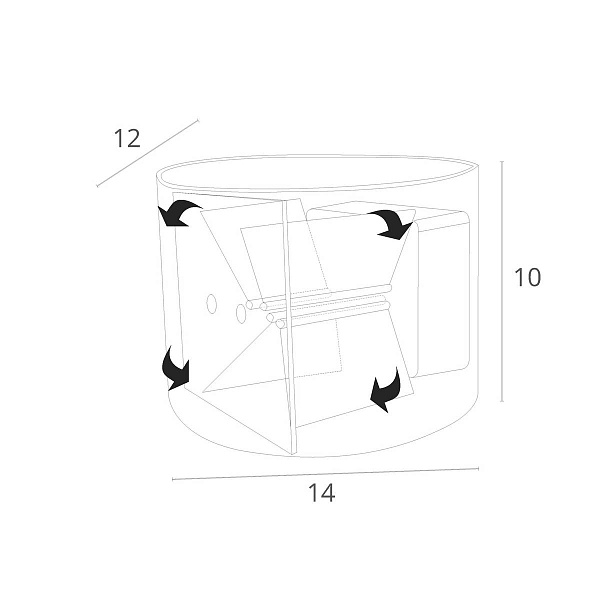 Светильник уличный настенный ARTE LAMP Rullo A1415AL-1WH