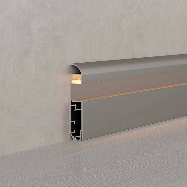 Профиль для ленты LED накладной ARH-PLINTUS 79,7x14,8мм без рассеивателя (2м) 46390 ARLIGHT