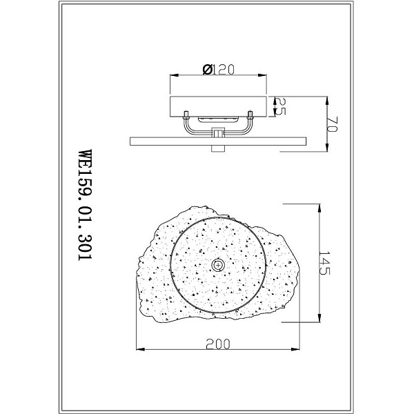 Бра WERTMARK NICOLA WE159.01.301