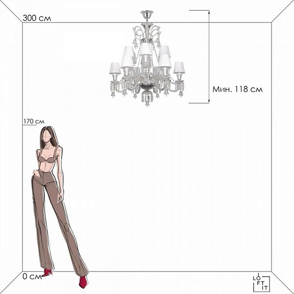 Люстра подвесная LOFT IT ZENITH 10210/12 White