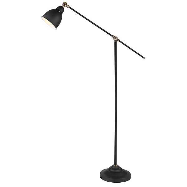 Торшер ARTE LAMP Braccio  A2054PN-1BK