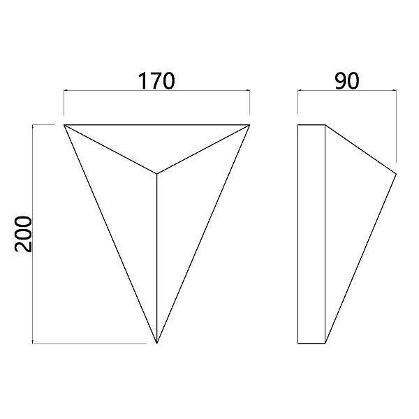 Бра ARTE LAMP TRAPEZE A2033AP-1BK
