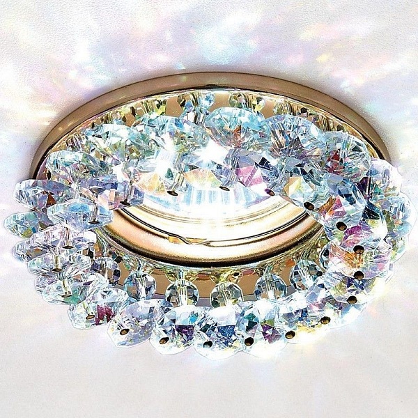 Светильник встраиваемый AMBRELLA LIGHT CRYSTAL K206 MULTI/G