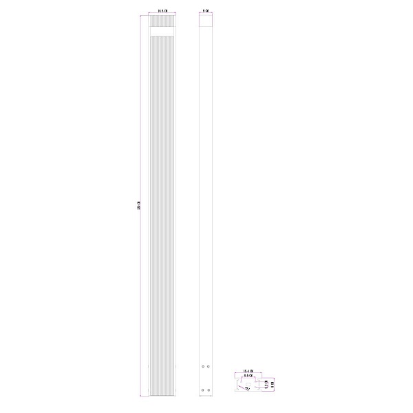 Светильник уличный столб высокий ARTE LAMP ARNEB A2140PA-1BK