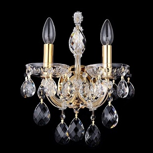 Бра CRYSTAL LUX ISABEL ISABEL AP2 GOLD/TRANSPARENT