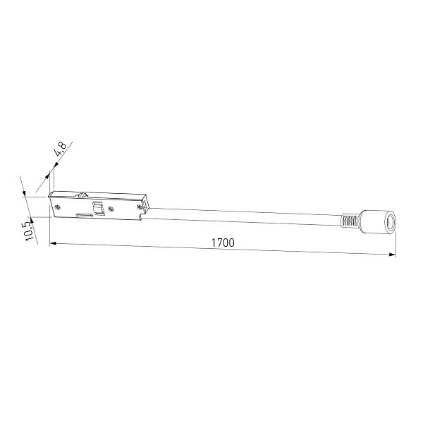 Токоподвод ELEKTROSTANDARD MINI MAGNETIC 85196/00 a067266