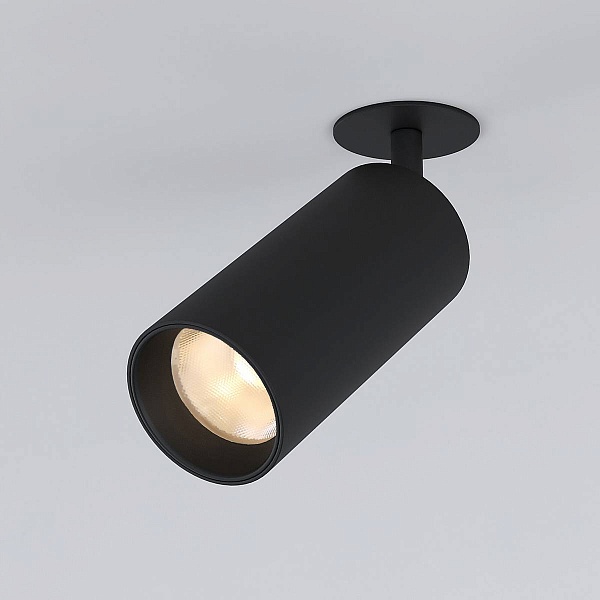 Светильник встраиваемый ELEKTROSTANDARD DIFFE Diffe черный 15W 4200K (25066/LED)
