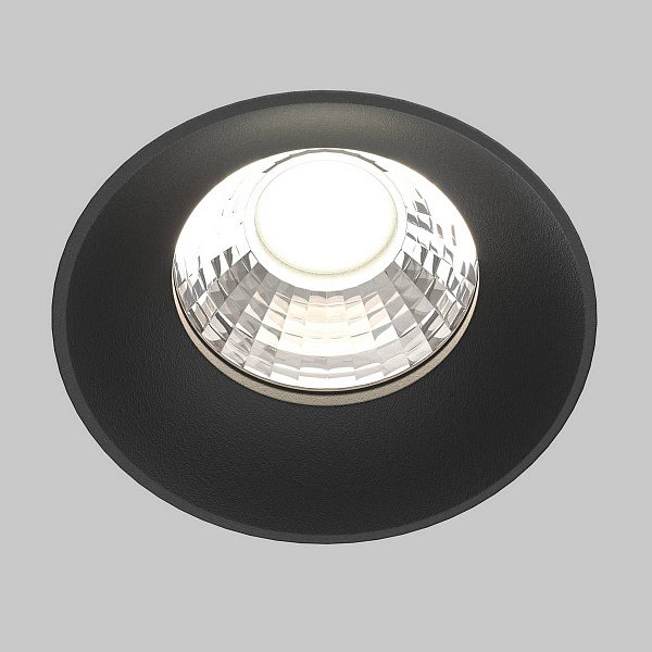 Светильник встраиваемый MAYTONI ROUND DL058-12W4K-TRS-B