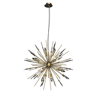 Люстра подвесная DELIGHT COLLECTION BOIVIN MD2094-12A gold/rock crystal