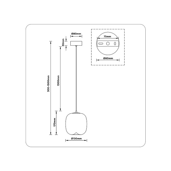 Подвес AMBRELLA LIGHT LH LH11091