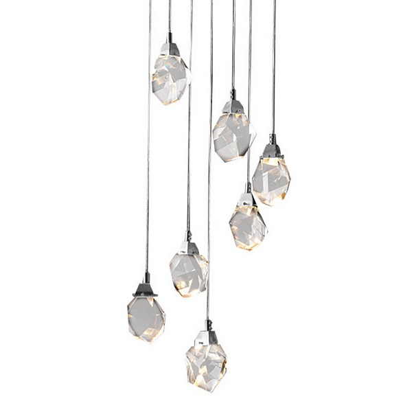 Подвес DELIGHT COLLECTION CRYSTAL ROCK MD-020B-7 chrome