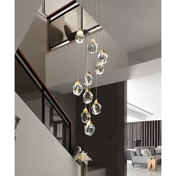 Подвес DELIGHT COLLECTION CRYSTAL ROCK II 9701P/10R brass