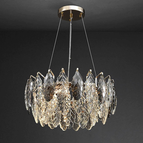Люстра подвесная DELIGHT COLLECTION D8011P D8011P/R-600 gold/smoky