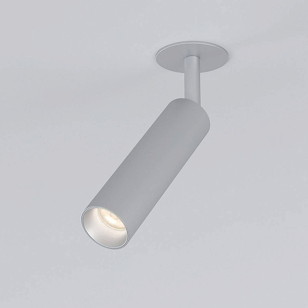 Светильник встраиваемый ELEKTROSTANDARD DIFFE Diffe серебро 8W 4200K (25040/LED)