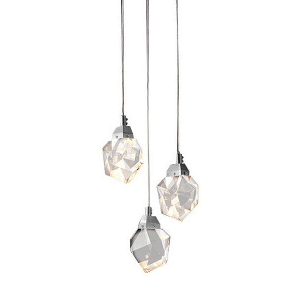 Подвес DELIGHT COLLECTION CRYSTAL ROCK MD-020B-3 chrome