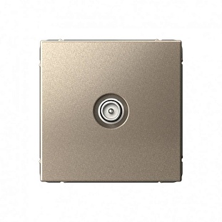 Розетка  TV одиночная, ARTGALLERY, Шампань, GAL000591, SCHNEIDER ELECTRIC