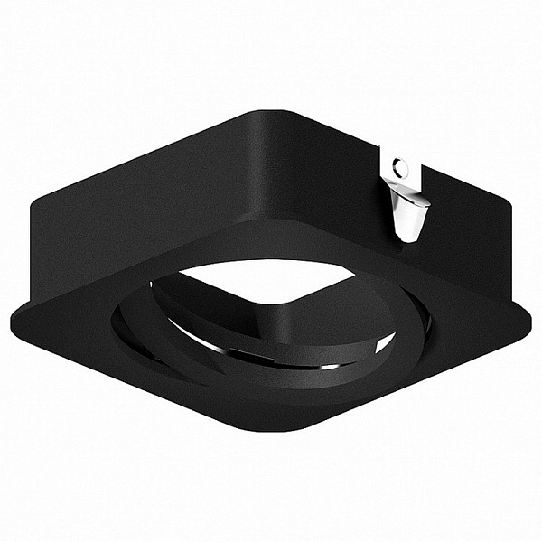 Рамка AMBRELLA LIGHT DIY SPOT 1 N7711 SBK черный песок 70*70*H25mm Out2mm MR16