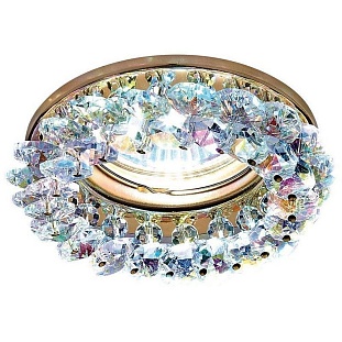 Светильник встраиваемый AMBRELLA LIGHT CRYSTAL K206 MULTI/G