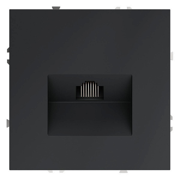 Розетка  RJ45, S70, Графит, VLS060107, VOLTUM