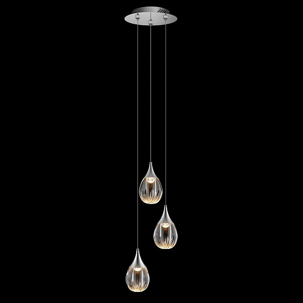 Подвес DELIGHT COLLECTION STILLA MD24001004-3A chrome/clear