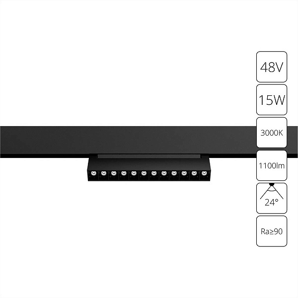 Трековый светильник ARTE LAMP LINEA A4648PL-1BK