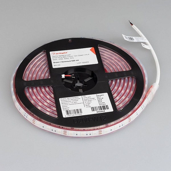 Лента LED RTW-PFS-B60 14,4 W/m 12V IP68 5060/60 K 13mm (5м) 36442 ARLIGHT
