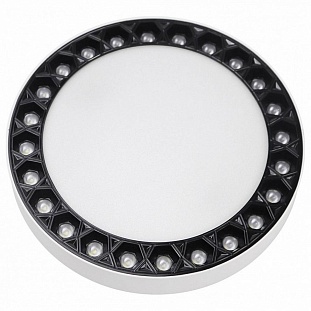 Светильник потолочный ILEDEX MERCURY 5552-24W-D165-3/4K-WH+BK