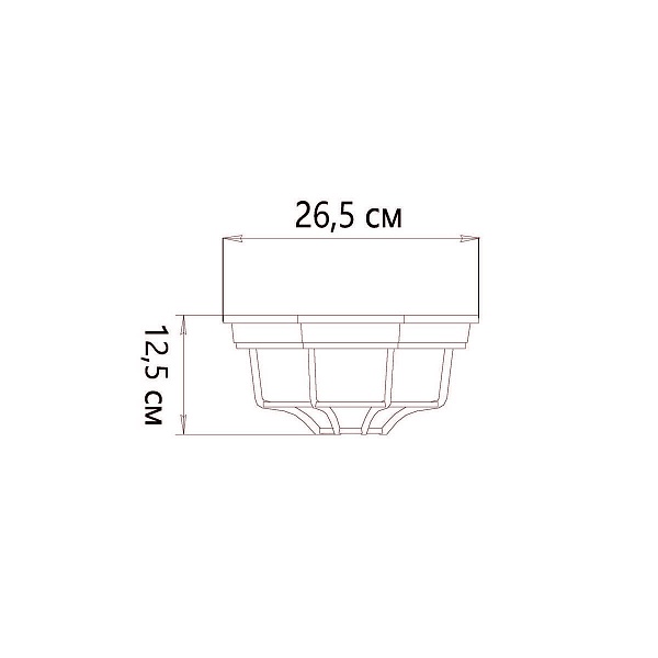 Светильник уличный потолочный ARTE LAMP PEGASUS A3100PL-1BK