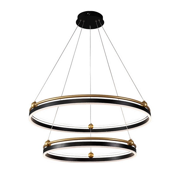 Подвес CRYSTAL LUX FERNANDO SP123W LED  BLACK/GOLD