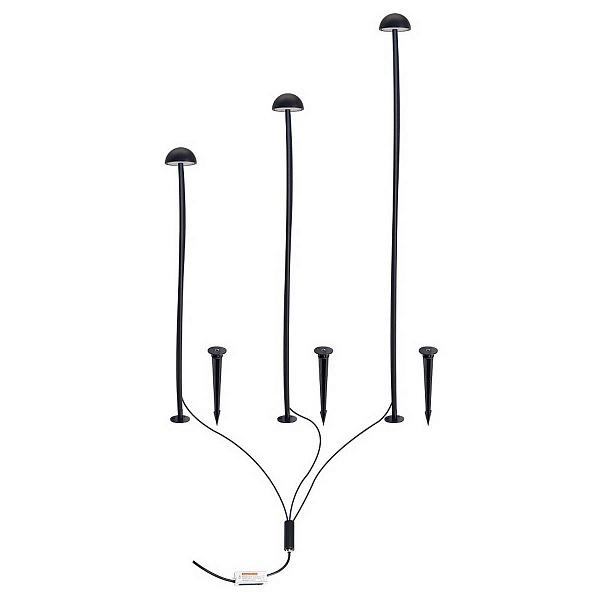 Светильник уличный столб низкий ARTE LAMP MOTUS A1081PA-3BK