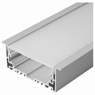 Профиль для ленты LED врезной S2-LINIA94-F-2500 ANOD+OPAL 94x35мм (2,5м) 021178(1) ARLIGHT