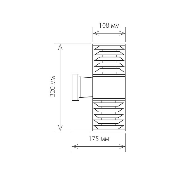 Светильник уличный настенный ELEKTROSTANDARD TECHNO 1407 a032609