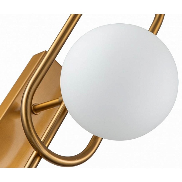 Бра INDIGO OPACO 11015/2W Brass