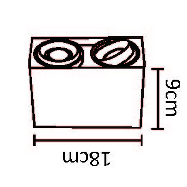 Спот ARTE LAMP A5655PL-2BK