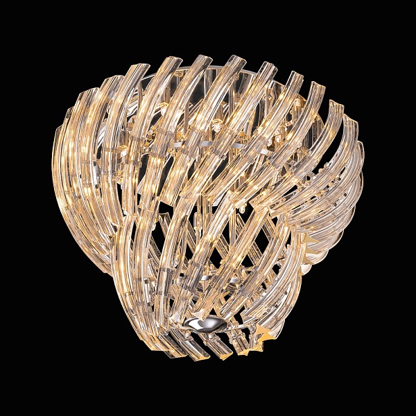 Люстра подвесная DELIGHT COLLECTION CALLIGO 4424-600 ti-gold/amber
