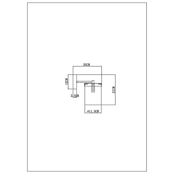 Бра ARTE LAMP MODELLO A4099AP-1BK