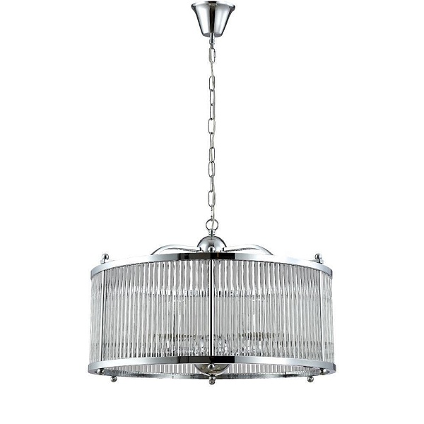 Люстра подвесная CRYSTAL LUX TADEO Tadeo SP6 D600 Chrome/Transparente