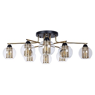 Люстра потолочная ARTE LAMP MANCHESTER A7045PL-8BK