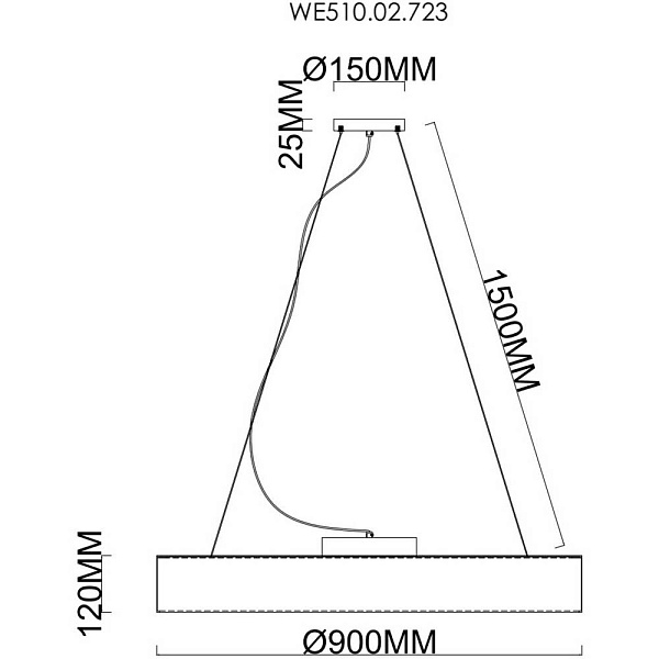 Подвес WERTMARK EDERA WE510.02.723