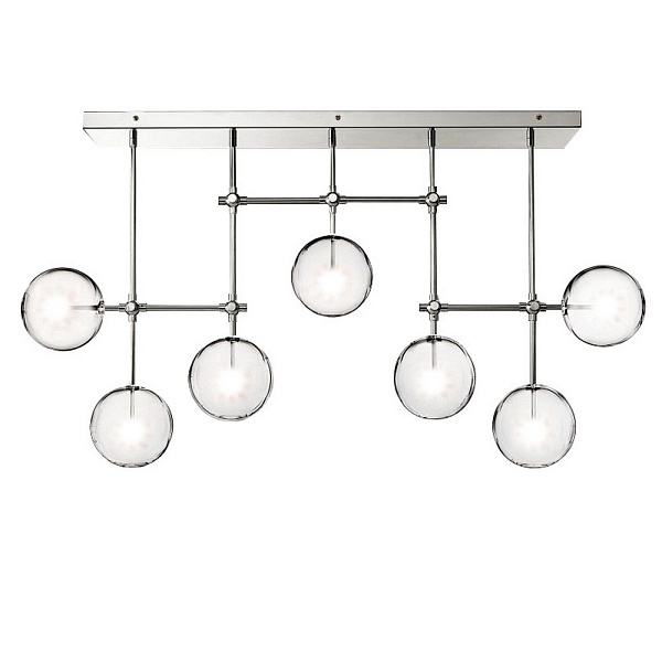 Люстра потолочная DELIGHT COLLECTION GLOBE MOBILE KG0835P-7A chrome