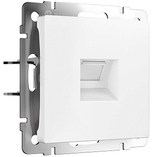 Розетка  RJ45, белый матовый, W1181061, WERKEL