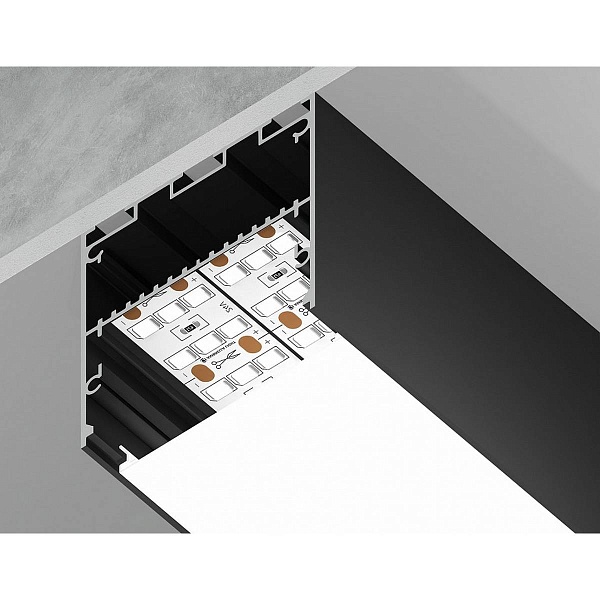 Профиль для ленты LED накладной AMBRELLA LIGHT PROFILE SYSTEM GP GP3100BK