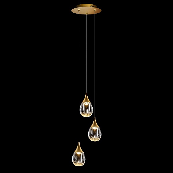 Подвес DELIGHT COLLECTION STILLA MD24001004-3A gold/clear