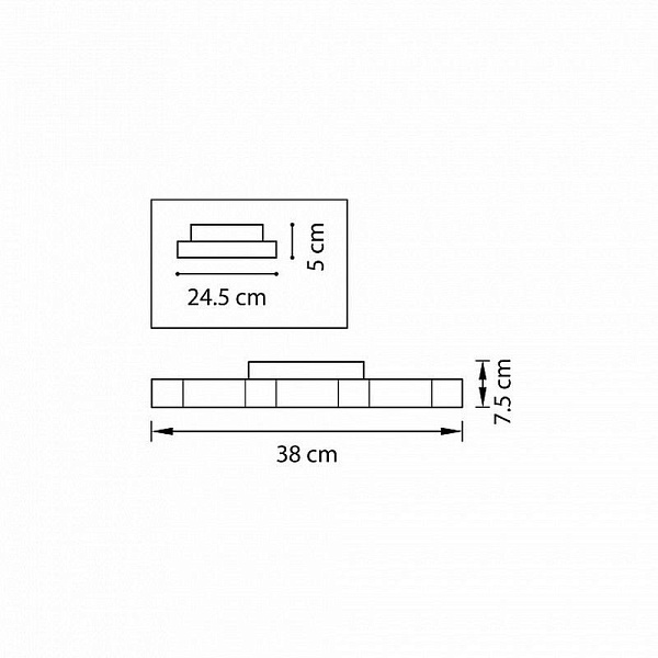 Светильник потолочный LIGHTSTAR FAVO LED 750071