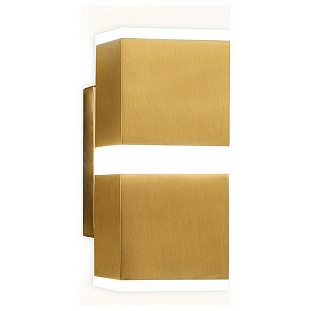 Бра AMBRELLA LIGHT WALL 2 FW191 SGD золото песок LED 4200K 12W 140*60*80